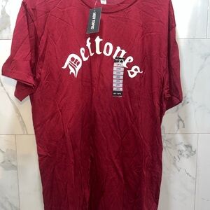 Hot Topic Red Short Sleeve Tees Casual Style